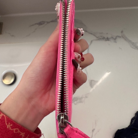 rare balenciaga logo print zip cardholder - Picture 4 of 10